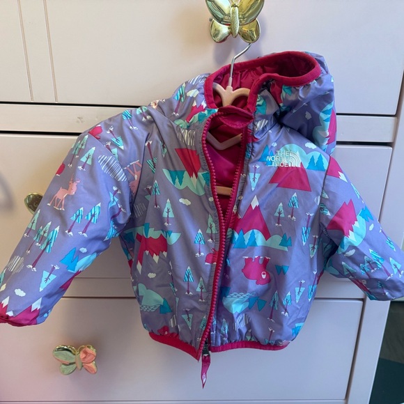 The North Face Fuchsia Toddler Jacket - Picture 2 of 3